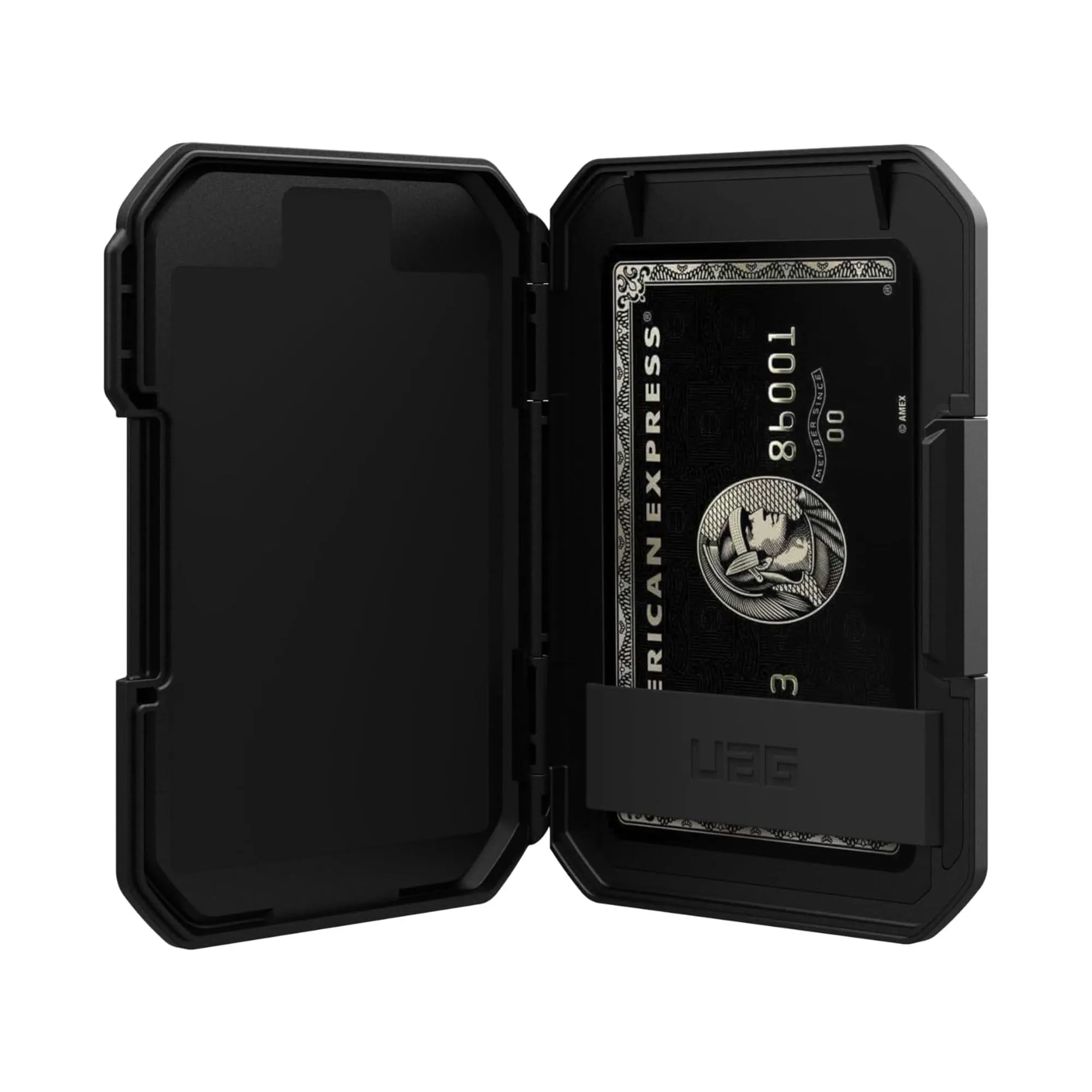 UAG Magnetic Wallet with Stand - Protects up to 3 Cards RFID Block - Black/Titanium