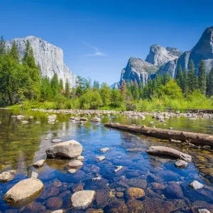 Yosemite Valley in Summer - 245 Piece Wooden Jigsaw Puzzle